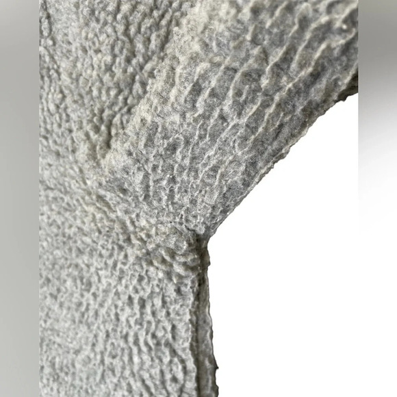 Marine Layer Lady Sherpa Corbet in Heather Grey Size Large Retail $148 - Picture 7 of 13